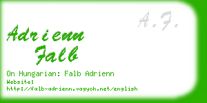 adrienn falb business card
